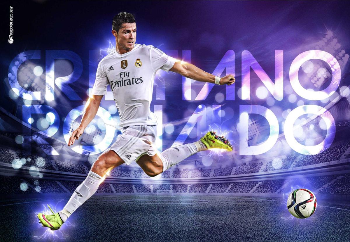 CR7 and Bale on the pitch