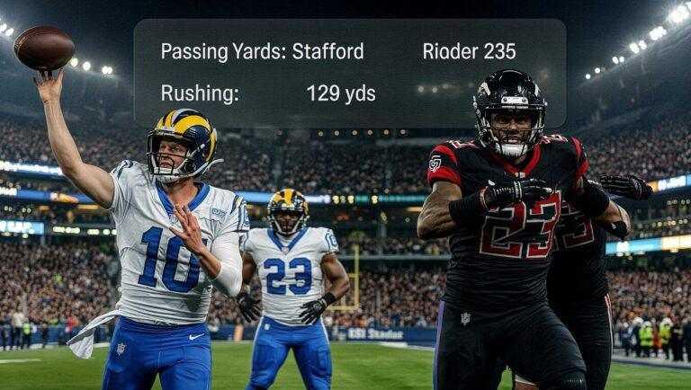 Los Angeles Rams vs Atlanta Falcons Match Player Stats
