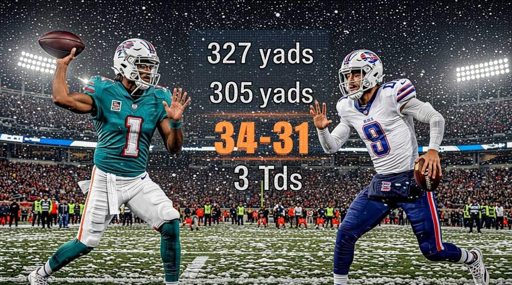 Miami Dolphins vs Buffalo Bills Match Player Stats