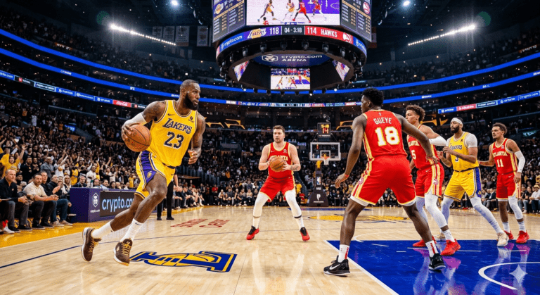 Atlanta Hawks vs Lakers Match Player Stats