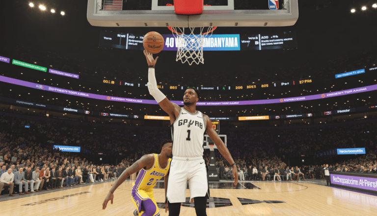 Spurs vs Lakers Player Stats